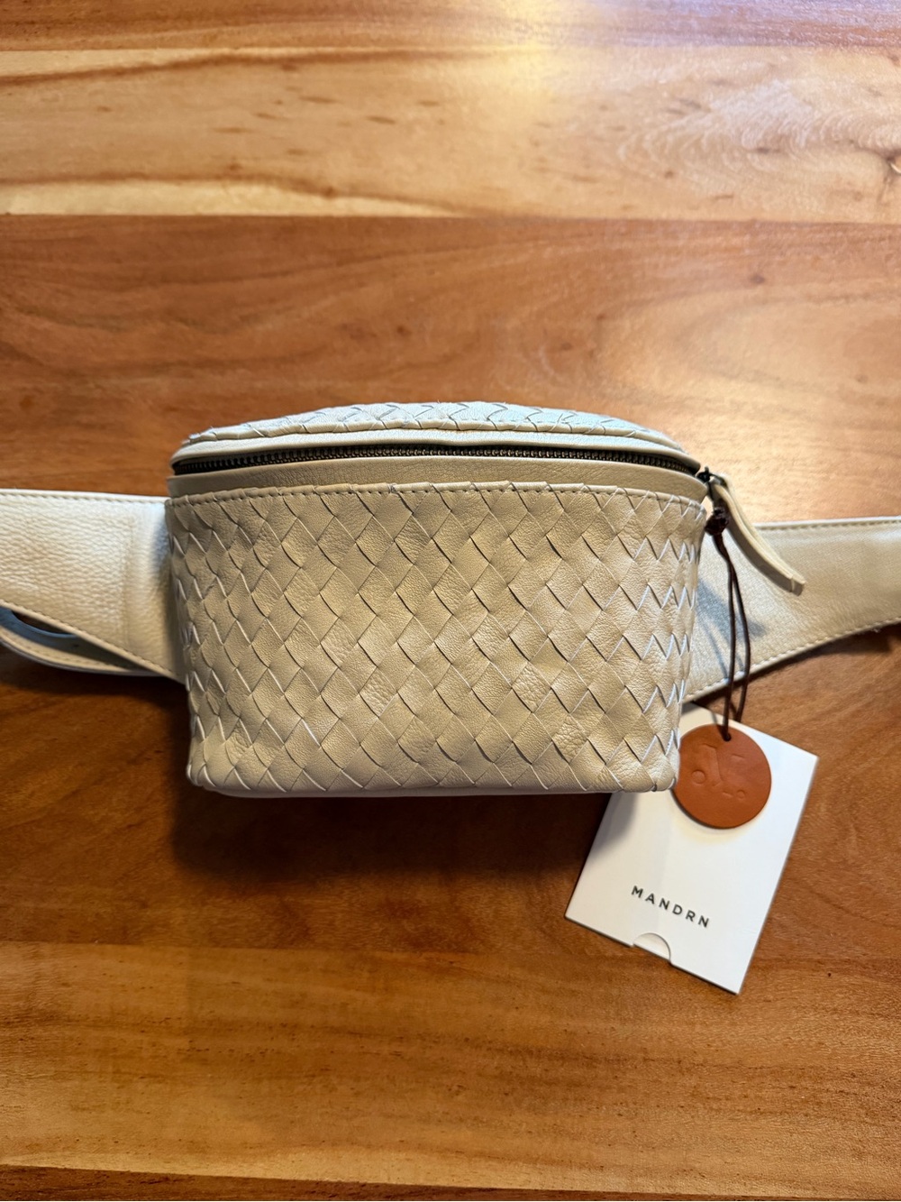 Remy Woven Crossbody Belt Bag